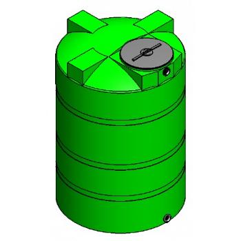 Custom Roto-Molding 1025 Gallon Water Storage Tank 1