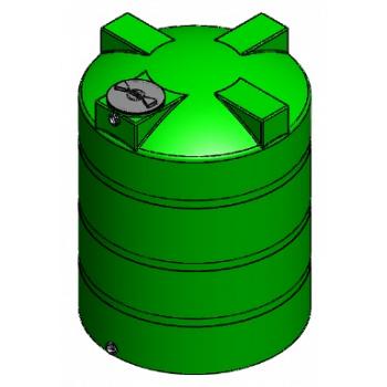 Custom Roto-Molding 1500 Gallon Water Storage Tank 1