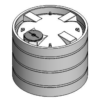 Custom Roto-Molding 2000 Gallon Tank 2600 Gallon Containment 1