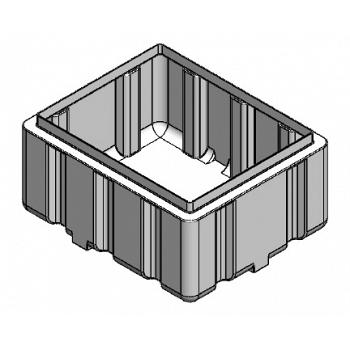 Custom Roto-Molding 300 Gallon Rectangular Open Top Tank 1