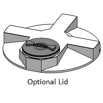Custom Roto-Molding Open Top Tank Lid - 48 Inch 1