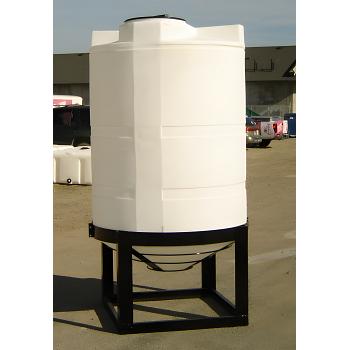 Custom Roto-Molding 500 Gallon Closed Head Cone Bottom Tank 1