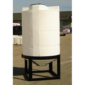 Custom Roto-Molding 500 Gallon Closed Head Cone Bottom Tank 1