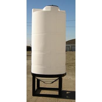 Custom Roto-Molding 700 Gallon Closed Head Cone Bottom Tank 1