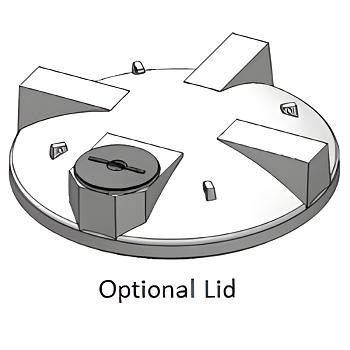 Custom Roto-Molding Open Top Tank Lid - 96 Inch 1