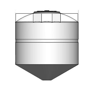 Custom Cone Bottom Polyethylene Tank 1