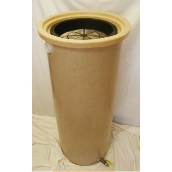 Desert Plastics Villa 55 Gallon Rain Barrel 1