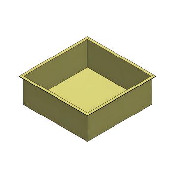 Duracast Rectangular Open Top Aquaculture Tank - 350 Gallon 1