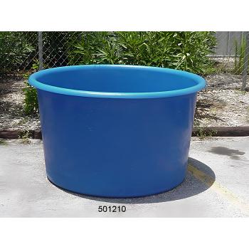 Duracast Round Open Top Aquaculture Tank - 210 Gallon 1