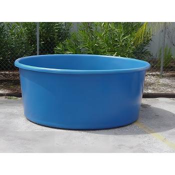 Duracast Round Open Top Aquaculture Tank - 450 Gallon 1