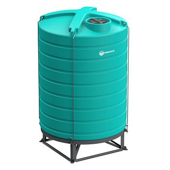 Enduraplas Cone Bottom Tank (With Stand) - 3000 Gallon 1