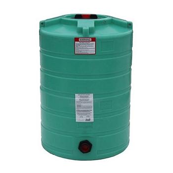 Enduraplas Ribbed Vertical Chemical Storage Tank - 100 Gallon 1
