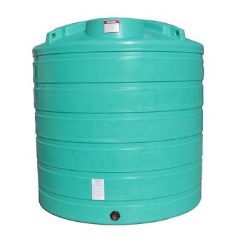 Enduraplas Ribbed Vertical Chemical Storage Tank - 1750 Gallon 1