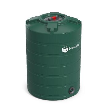 Enduraplas Ribbed Vertical Rainwater Tank - 100 Gallon 1