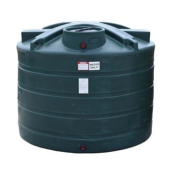 Enduraplas Ribbed Vertical Rainwater Tank - 1350 Gallon 1
