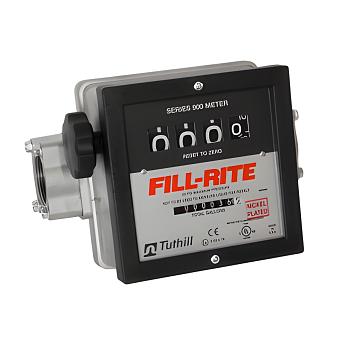 Fill-Rite 901CLN1.5 4-Wheel Mechanical Liter Meter, 1.5 in Meter 1