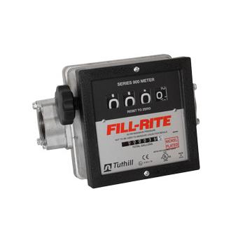 Fill-Rite 901CLN1.5 4-Wheel Mechanical Liter Meter, 1.5 in Meter 1