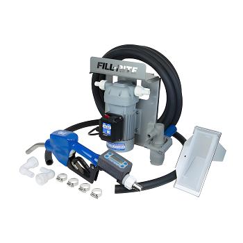 Fill-Rite DF012CAT520B 12V DC DEF Pump, IBC Bracket, Nozzle, Turbine Meter, Hose And Fittings 1