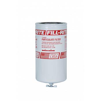 Fill-Rite F1810PM1 1\" - 12 UNF 18 GPM (68 LPM) Particulate Spin-On Fuel Filter with Drain 1