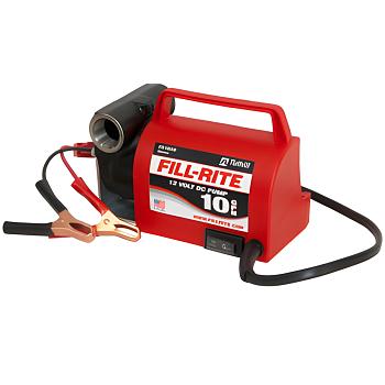 Fill-Rite FR1612 Portable 12 Volt DC Pump 1/5 HP 3/4 in NPT Inlet No Nozzle - 10 GPM 1