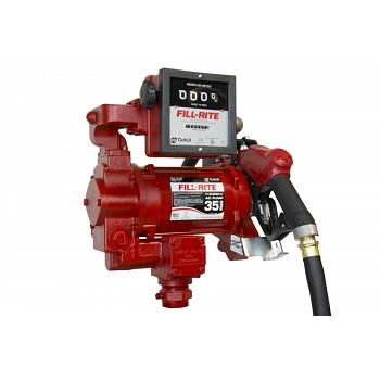 Fill-Rite FR311VB 115/230V High Flow AC Pump with Hose, Meter & High Flow Nozzle - 35 GPM 1