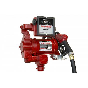 Fill-Rite FR311VB 115/230V High Flow AC Pump with Hose, Meter & High Flow Nozzle - 35 GPM 1