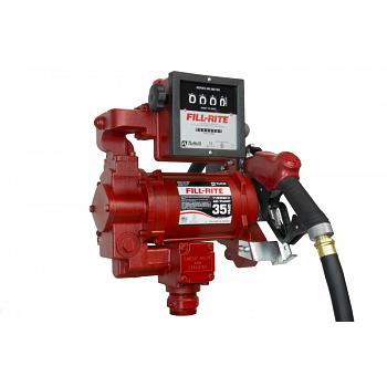 Fill-Rite FR311VLB 115/230V High Flow AC Pump with Hose, Nozzle & Liter Meter - 30 GPM 1