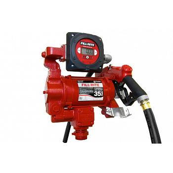 Fill-Rite FR319VB 115/230V High Flow AC Pump with Hose, Meter & High Flow Nozzle - 27 GPM 1