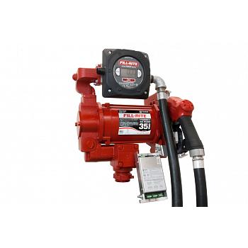 Fill-Rite FR319VBP 115/230V High Flow AC Pump with Hose, Nozzle and Meter - 27 GPM 1