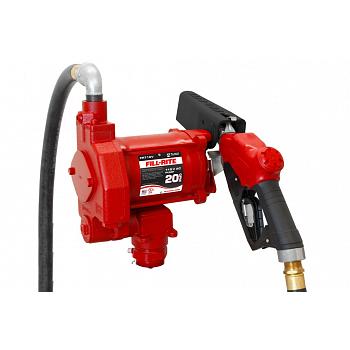 Fill-Rite FR710VB 115 Volt AC High Flow Pump with Hose and Nozzle - 19 GPM 1