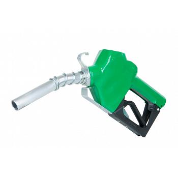 Fill-Rite N075DAU10 3/4\" 2.5-14.5 GPM (9.5-55 LPM) Automatic Fuel Nozzle with Hook (Green) 1