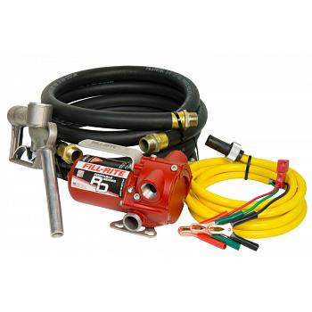 Fill-Rite RD1212NH 12V DC Portable Pump with Hose and Nozzle - 12 GPM 1