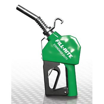 Fill-Rite SDN075GAN 3/4\" 3-14.5 GPM Automatic Fuel Nozzle with Hook (Green) 1