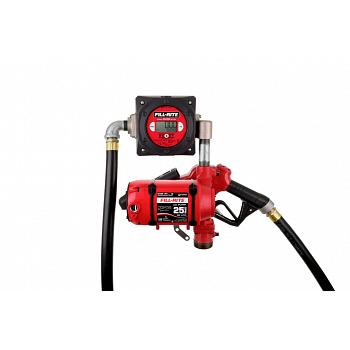 Fill-Rite NX25-120NB-AB 120V Fuel Transfer Pump (Auto Nozzle, Discharge Hose & Meter) - 25 GPM  1
