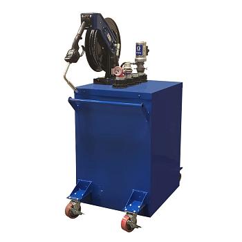 Fluidall Double Wall Lube Oil Tank With Graco Non-Preset Pump Package - 110 Gallon 1
