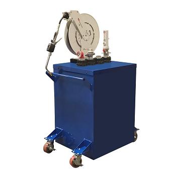 Fluidall Double Wall Lube Oil Tank With Samson Non-Preset Pump Package - 110 Gallon 1