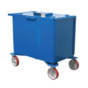 Fluidall Single Wall Lube Oil Tank With Casters - 125 Gallon 1