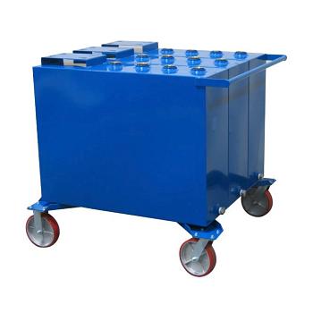 Fluidall Single Wall Lube Oil Tank Package With Casters (3 Tanks) - 60/60/60 Gallon 1