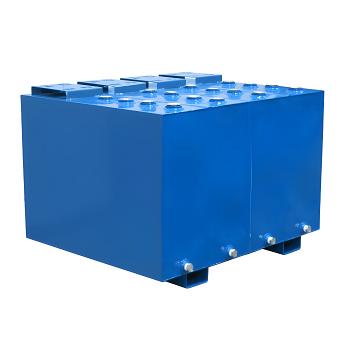 Fluidall Single Wall Lube Oil Tank Package (4 Tanks) - 60/60/60/60 Gallon 1