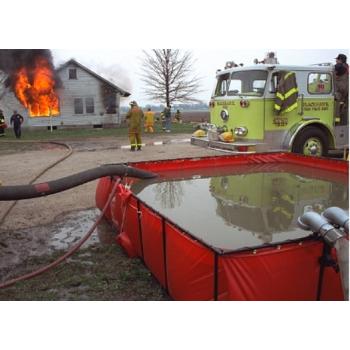 Fol-Da-Tank Aluminum Folding Frame Collapsible Tank - 5000 Gallon 1