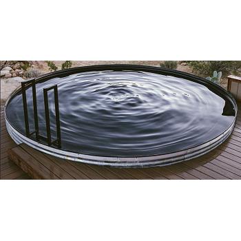 Hastings 10GA Bottomless Stock Tank - 30\' Diameter - 26\" High - 8830 Gallons 1