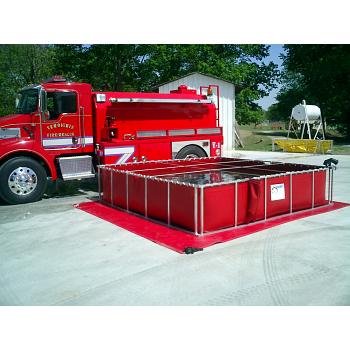 Husky 3500 Gallon Steel Folding Frame Tank 1