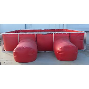 Husky 1000 Gallon PRO500 Steel Folding Frame Tank 1