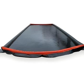 Husky Freedom Series II Air Wall Drive Thru Berm - 12\' x 12\' x 1\' 1