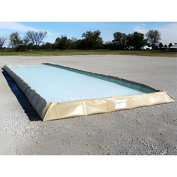 Husky Freedom Series III Self Rising Drive Thru Berm - 12\' x 12\' x 1\' 1