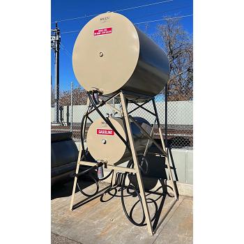 Mills Overhead Camel Fuel Tanks (With Stand) - 150 Gallon & 500 Gallon 1