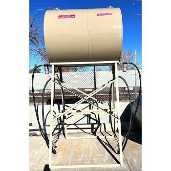 Mills Overhead Split (300/200) Dual Fuel Tank (With Stand) - 500 Gallon 1