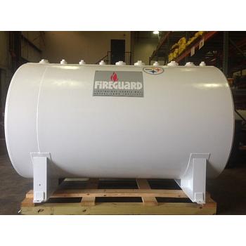 Newberry Dual Wall Fireguard Cylindrical Saddle Tank - 300 Gallon 1