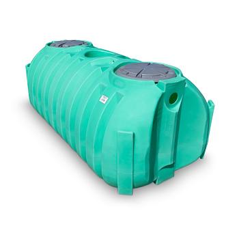 Norwesco Low Profile Double Compartment Septic Tank  - IDAHO - 1000 Gallon 1