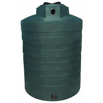 Norwesco Vertical Water Storage Tank (Dark Green) - 1350 Gallon 1